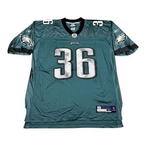 Philadelphia Eagles Football Jersey Mens XL Green Brian Westbrook NFL Reebok